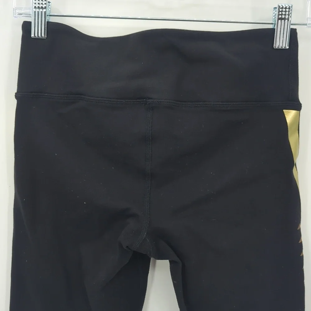 ALO Yoga Airbrush Chakra Leggings XXS in‎ Black & Gold